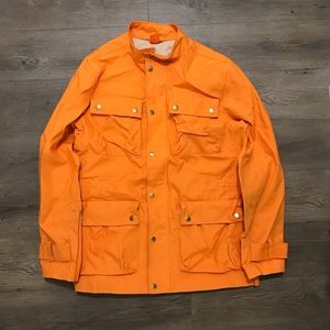 Orange Unisex Utility Jacket